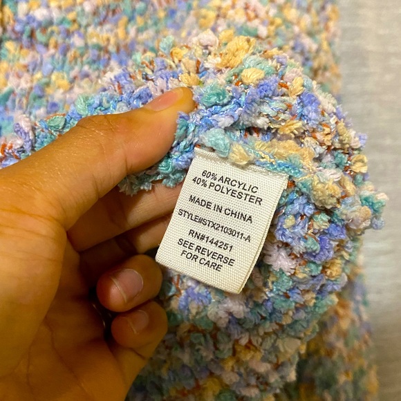 Jessica Simpson Rainbow Knit Cardigan - Picture 5 of 6